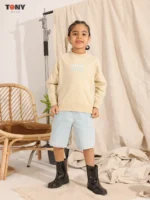 ⁦ملابس أطفال قطنية صيفية 100% قطن للاستخدام اليومي⁩ - الصورة ⁦3⁩