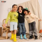 ⁦تيشيرت صيفي للأولاد من القطن برسومات باريسية برقبة دائرية: 3 تصاميم مرحة⁩ - الصورة ⁦5⁩