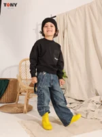 Boys Summer Cotton Lift Pocket Crewneck: 3 Utility Styles
