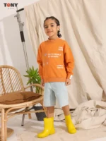 ⁦تيشيرت قطني صيفي للأولاد برقبة دائرية من ماركة "نايس تو بيبول": 3 تصاميم مرحة⁩ - الصورة ⁦3⁩