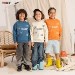 ⁦تيشيرت قطني صيفي للأولاد برقبة دائرية من ماركة "نايس تو بيبول": 3 تصاميم مرحة⁩ - الصورة ⁦5⁩