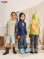 Boys Summer Cotton Rage Hoodie: 3 Sporty Styles - Image 5