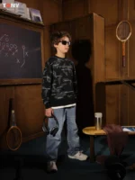 تيشيرت قطني صيفي للأولاد برقبة دائرية من FPOMWT: 3 أنماط عصرية