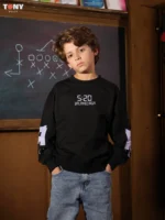 تيشيرتات قطنية صيفية للأولاد من سن 5 إلى 20 عامًا برقبة دائرية: 3 تصاميم عصرية