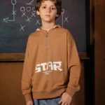 Boys Summer Cotton Star Half-Zip: 2 Sporty Styles