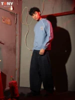 Boys Summer Cotton Piping Logo Crewneck: 2 Sporty Styles