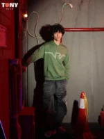 Boys Summer Cotton Geometric Line Hoodie: 2 Modern Styles - Image 3