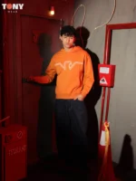 Boys Summer Cotton Geometric Line Hoodie: 2 Modern Styles