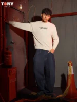 Boys Summer Cotton Split Second Crewneck: 2 Timeless Styles