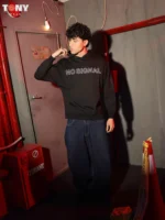 Boys Summer Cotton No Signal Hoodie: 2 Tech Styles - Image 2