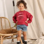 Little Girls Medical Cotton Yum Crewneck: 3 Premium Styles