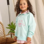 Little Girls Summer Cotton Half-Zip: 3 Cute Layered Looks