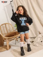 Little Girls Summer Cotton Bunny Hoodie: 3 Urban Styles - Image 2