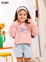 Little Girls Medical Cotton Heart Crewneck: 3 Cute Styles | T14019