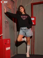 فتيات صيف القطن ماردي كنزة جرافيك: 3 إطلالات فيروسية 2026