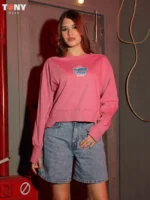 بنات ميلتون فينتاج كنزة جرافيك: 3 إطلالات ريترو 2026