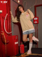 Girls Melton V-Neck Sweatshirt: Top 3 Coquette Styles 2026 - Image 4